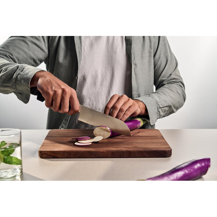 Професійний ніж Сантоку ZWILLING Professional S, нержавіюча сталь, 16 см, чорний