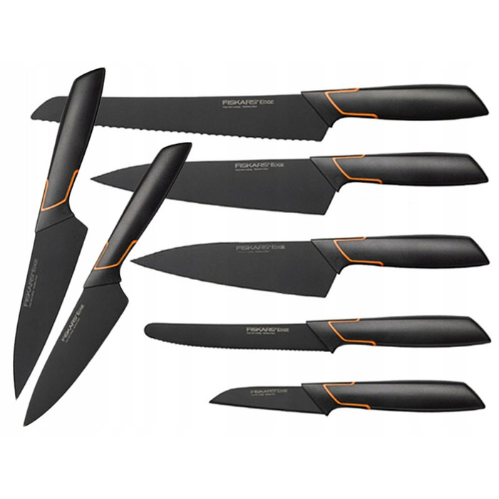 Набір кухонних ножів Fiskars Edge, 7 предметів, сталь