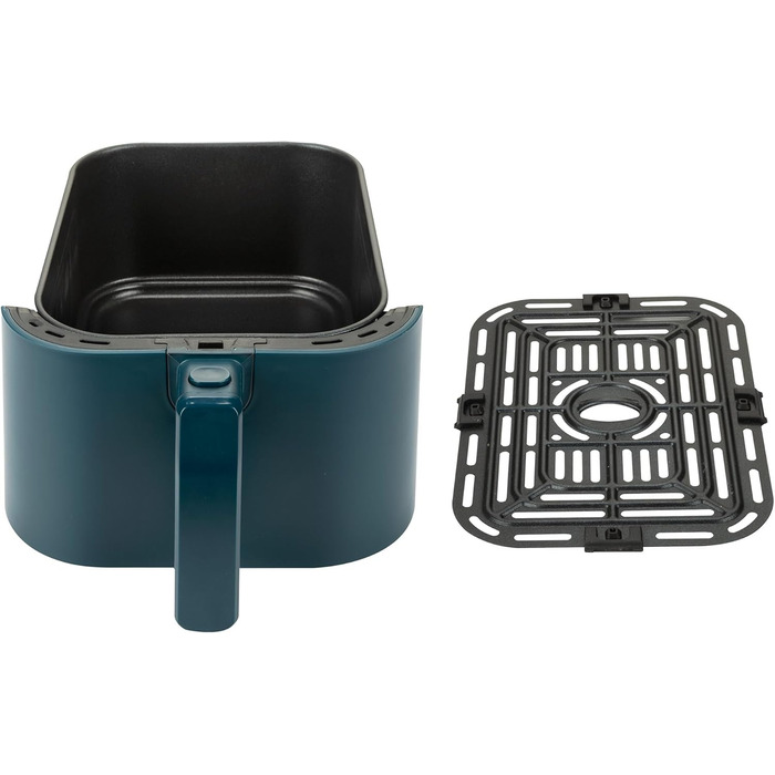 Фритюрниця повітряна BOURGINI з керамічним покриттям, 5 літрів, блакитна, 1500 Вт