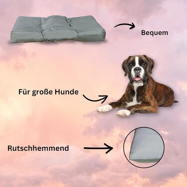 Лежанка для собак Frosal: водонепроникна, миється, розміри M, L, XL (XL - 103x84 см)