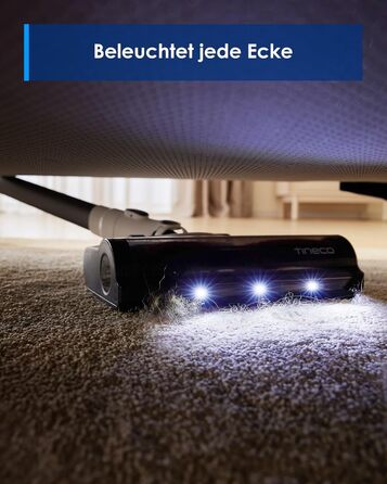 Бездротовий пилосос Tineco Pure ONE A50S Plus з акумулятором, 70 хв роботи, 3DSense Power щітка, технологія PureCyclone, контейнер 1 л, 185 Вт для шерсті тварин і грубого бруду
