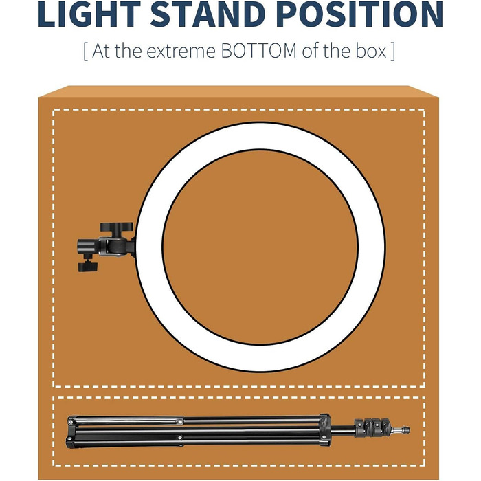 NEEWER Ringlicht RP20-B 20 дюймів LED кільцеве світло з триподом та тримачем для телефону, 44 Вт, 3200K-5600K, з акумулятором, USB, для макіяжу, татуювань, вій, YouTube, TikTok, відеозйомки