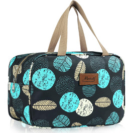 Чоловіча/Жіноча велика косметичка для подорожей, органайзер для косметики та аксесуарів, велика валізка з ручкою #9