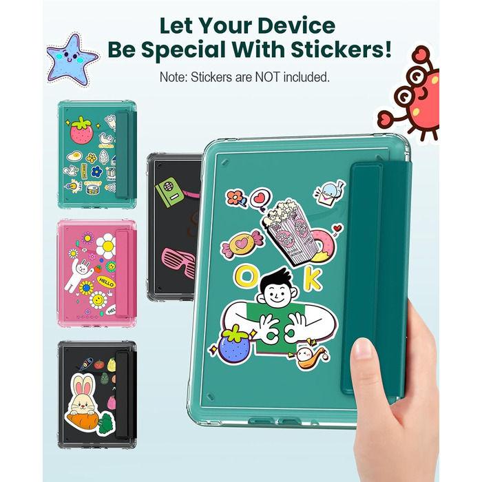 Чохол для Kindle Paperwhite 12 (2024) та Kindle Colorsoft (2024/2025) MoKo з магнітною застібкою, захист від подряпин, авто-сон/пробудження, колір A-Jade Green