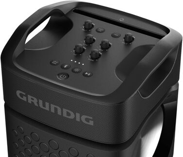Портативна Bluetooth колонка Grundig GBT Black - потужний звук, акумулятор до 20 годин, Powerbank, водонепроникність, 160 Вт (Party Hit Max)