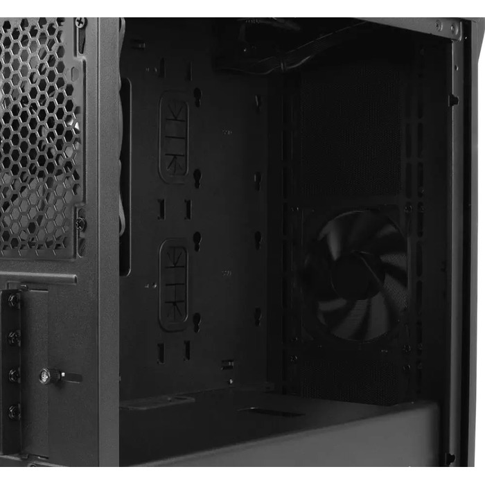 Корпус для ПК Genesis Irid 503 micro ATX, чорний, з вікном