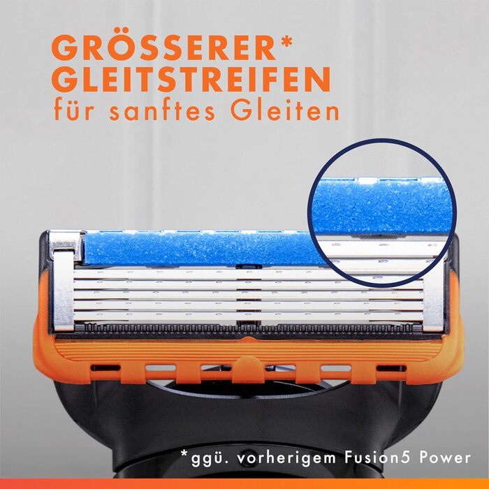 Бритва Gillette Fusion 5 Power для чоловіків, електрична станок для вологого гоління, метал, чорний