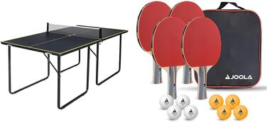 Стіл для пінг-понгу JOOLA Midsize, комплект з сіткою, сірий (для відпочинку, домашній)