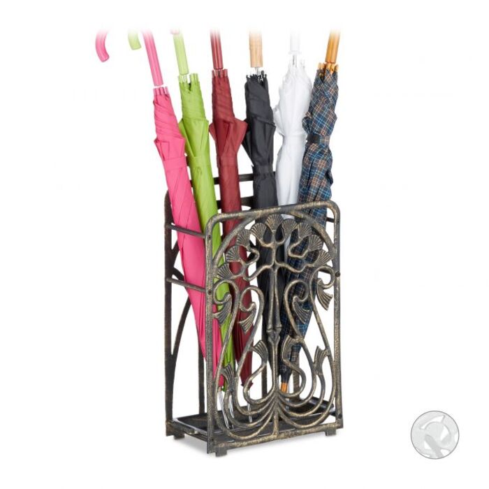Relaxdays Rectangular Vintage Umbrella Stand