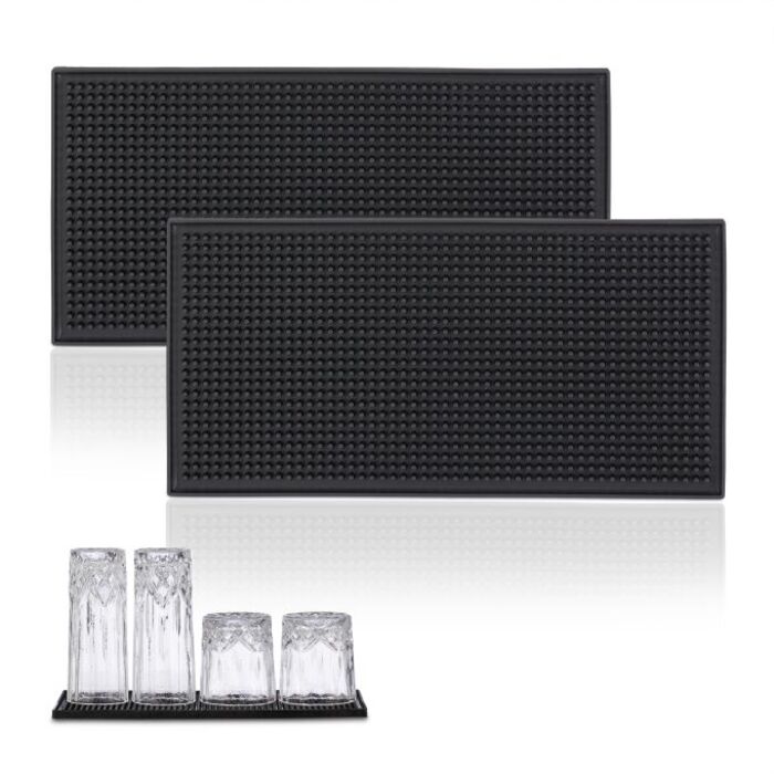 Relaxdays 2x Bar Mat 30x15 cm