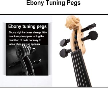 Скрипка Aliyes Markantes для початківців, учнів, дітей та дорослих (4/4, повний розмір) з футляром, струною та додатковими струнами