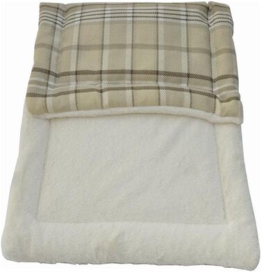 М'яка тепла ковдра для собак та котів Nanook XL, 70x45 см, бежева, пральна