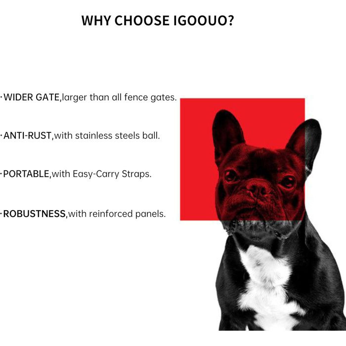 Клітка для собак на 81,3 см з 12 панелей, для дому та вулиці, з нержавіючої сталі