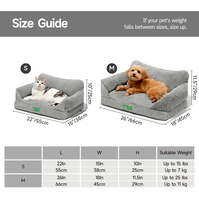MEWOOFUN Cat Cave Cat Bed for Indoor Cats, Cute Kitten Bed Pet Sofa with Removable, Washable Cover and Anti-Slip Bottom for Small Dogs (White, ) (M, Gray)