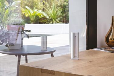 Netatmo Pack with indoor and outdoor weather station, wireless outdoor sensor, and intelligent rain gauge, humidity, air quality, indoor noise level, air pressure, NBU-NWS-NRG-EU Weather Station + Rain Gauge