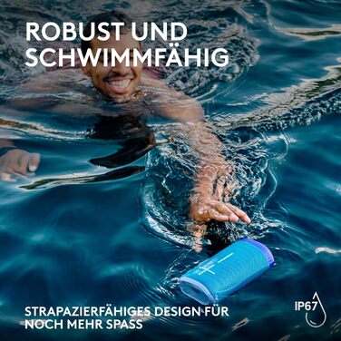 Портативна Bluetooth колонка Ultimate Ears Everboom: Водонепроникна (IP67), плаваюча, з глибокими басами та 360° звуком, до 20 годин роботи, радіус дії 55м - Чорний