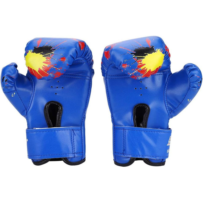 VGEBY1 Children's Boxing Gloves, PU Kids Sparring Punching Training Gloves Fighting Gloves for 2-11 Years Old (Blue) Sports Equipment for Kids