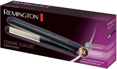 Випрямляч для волосся Remington S1510 Ceramic Slim з керамічним покриттям та технологією Turmalin (4 рівні захисту)