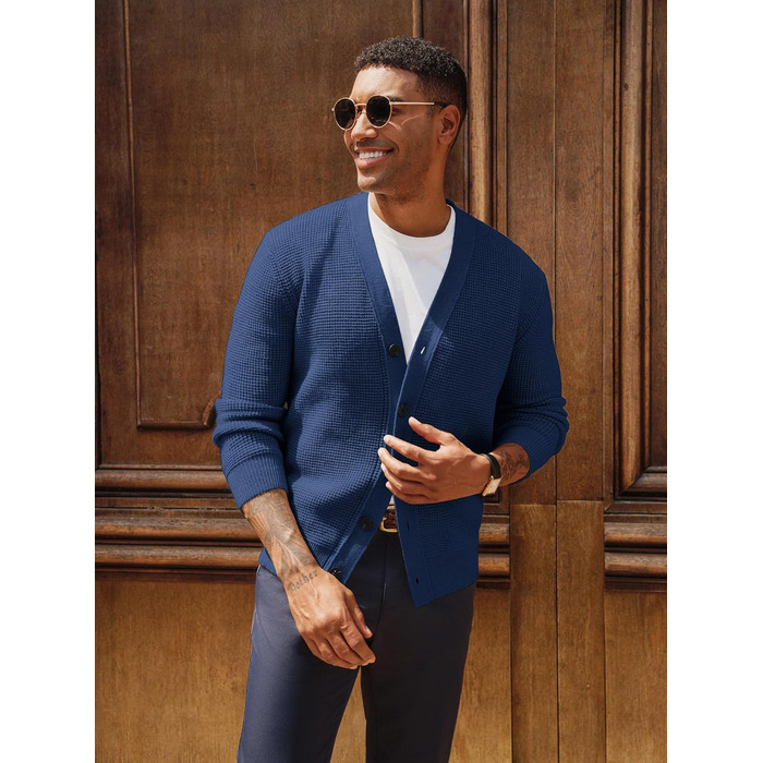 Чоловічий кардиган PJ PAUL JONES з в'язаним візерунком 