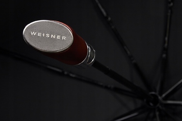 Автоматична складана парасолька Weisner XL з чохлом, чорна
