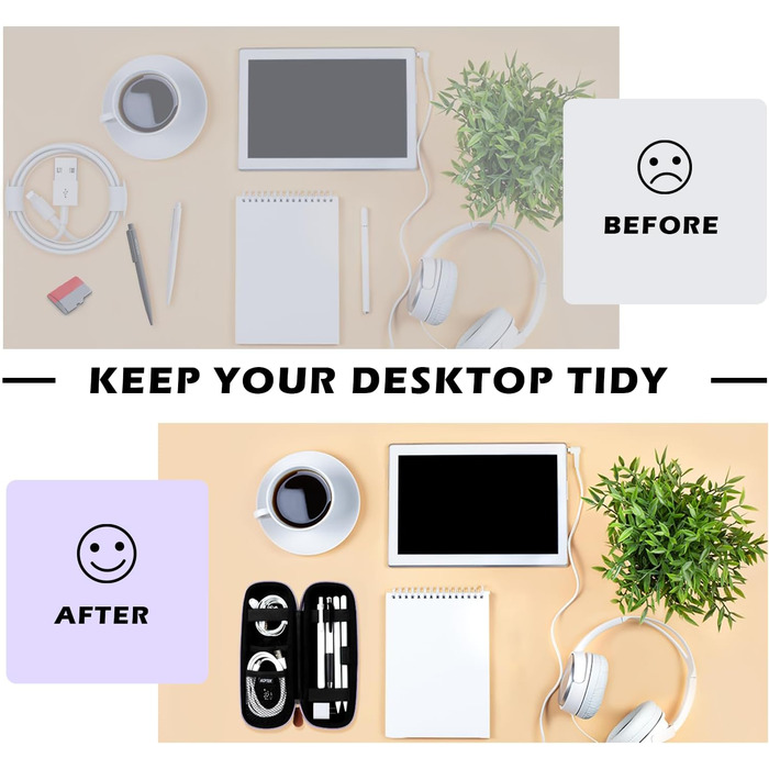 Чохол для Apple Pencil та інших стилусів: преміум шкіра, USB-кабель, фіолетовий