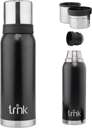 Термос TRNK Arktis 2 - 1200 мл, нержавіюча сталь, BPA-free, 32 години тепла, 2 стаканчики, для кухні