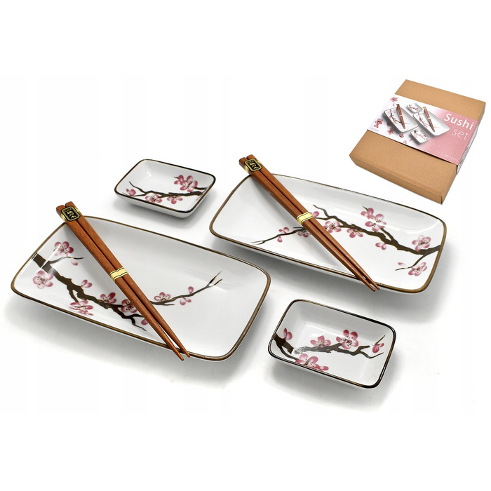 Набір для суші Sakura з мотивом цвітіння вишні на 2 особи