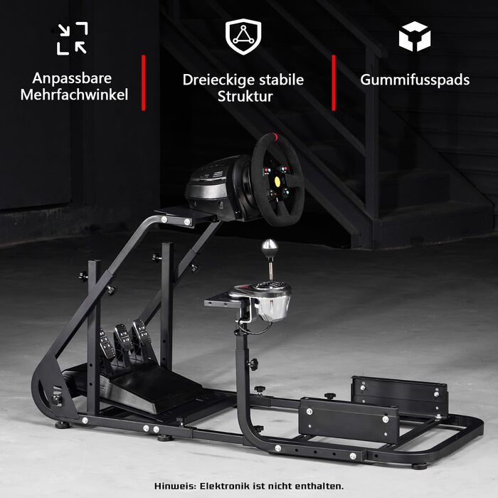Ігровий кокпіт-симулятор Dardoo для керма та педалей Logitech та Thrustmaster