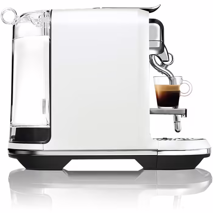 Sage Appliances SNE800 Creatista Plus Coffee Machine, Pearl White Sea Salt (White)