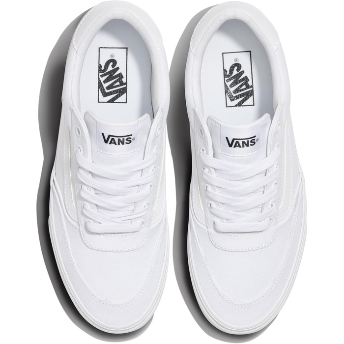 Чоловічі кросівки Vans Brooklyn з замші, чорний/асфальт 43 EU, канва білий білий