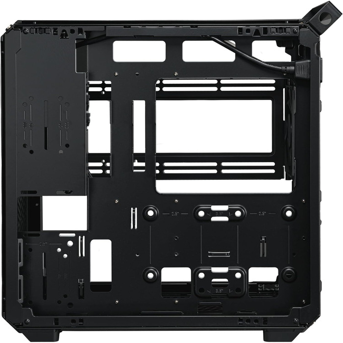 Корпус для ПК Cooler Master Qube 500 Flatpack: ATX, повністю модульний, з 120 мм вентилятором SF-L та вертикальною підсвічуванням для відеокарти, підтримка EATX, 2 x 280 мм радіатори, колір м'ятно-зелений (чорний)