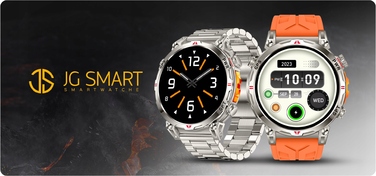 Смарт-годинник JG Smart JGR-93 з GPS, сріблястий