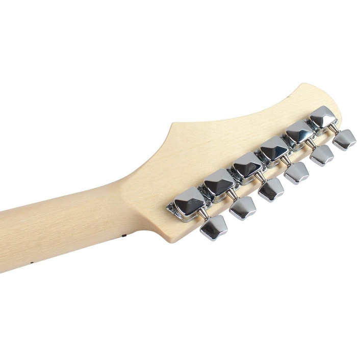 Дитячий електрогітарний набір YMC, 76.2 см, з підсилювачем 5 Вт, Gigbag, ремінь, кабель, струни, медіатори та ключ, Чорний