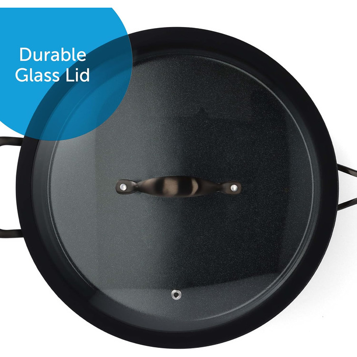 Набір посуду BK Ceramic Black з нержавіючої сталі, 7 предметів: сковорода, каструля, сотейник, індукція, безпечна керамічна антипригарна поверхня без PFAS, чорний (28 см/3,5 л, сотейник)