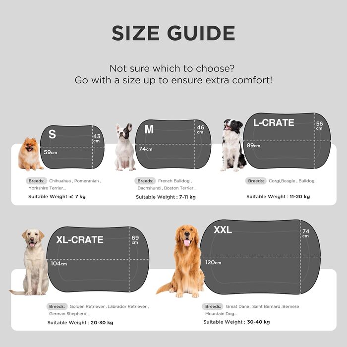 Килимок для собак BEDSURE середнього розміру - м'який, зручний, з неслизьким дном, 74x46 см, темно-сірий