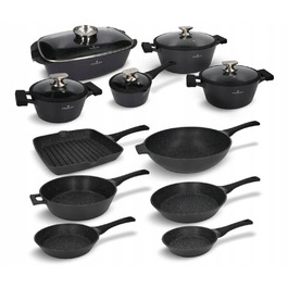 Набір кастрюль та сковорідок Black Stone Zwieger, 16 предметів
