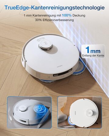 Робот-пилосос Ecovacs DEEBOT T30C Pro Omni GEN 2: пилосос-мийник, 15400Pa, автопорожнення, гаряча сушка, 200хв роботи, для шерсті тварин та килимів