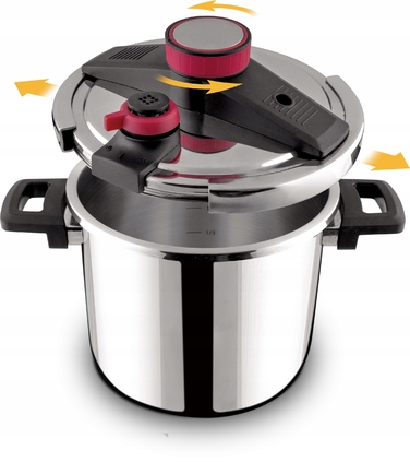 Скороварка Lamart STEAM LT1228, 7 л, діаметр 22 см, нержавіюча сталь