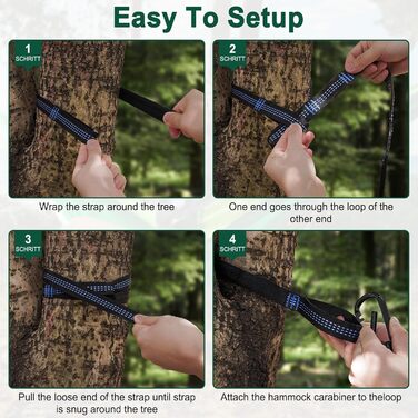 Гамак для кемпінгу Outdoor, легкий, портативний, з двома стропами для дерев, нейлон, 280*140 см (темно-зелений)