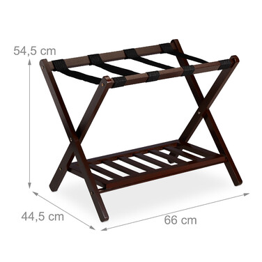 Relaxdays Folding Suit Stand with 2 Shelves
