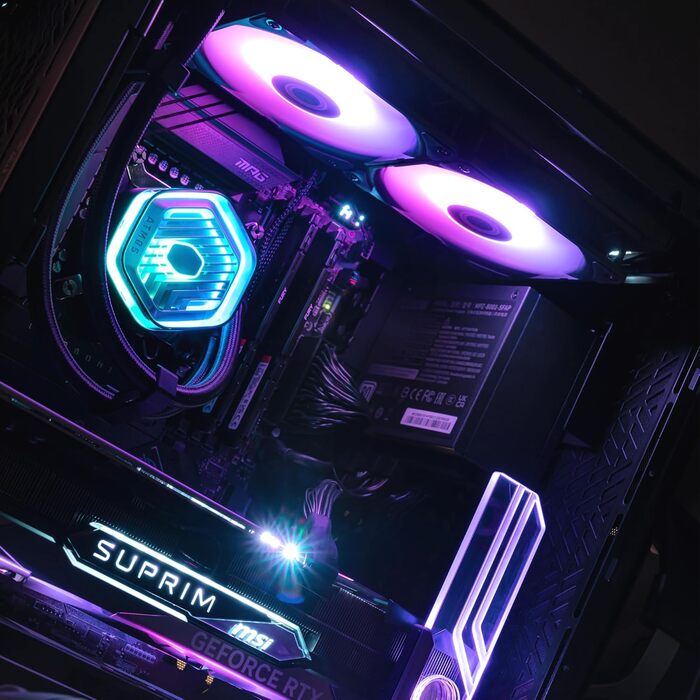 Cooler Master MasterLiquid 360 Stealth: Світлодіодна СРU-Водяна Система Охолодження - AIO (300W), Подвійна помпа, 120мм вентилятори Mobius, LGA1851/1700/AM5/AM4, RGB