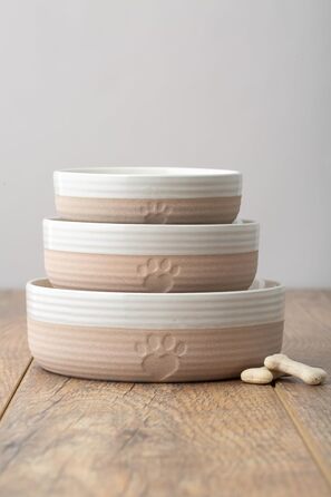 Миска для собак Mason Cash Reactive Paw, 18 см, 950 мл, для великих собак, кераміка, миється в посудомийній машині