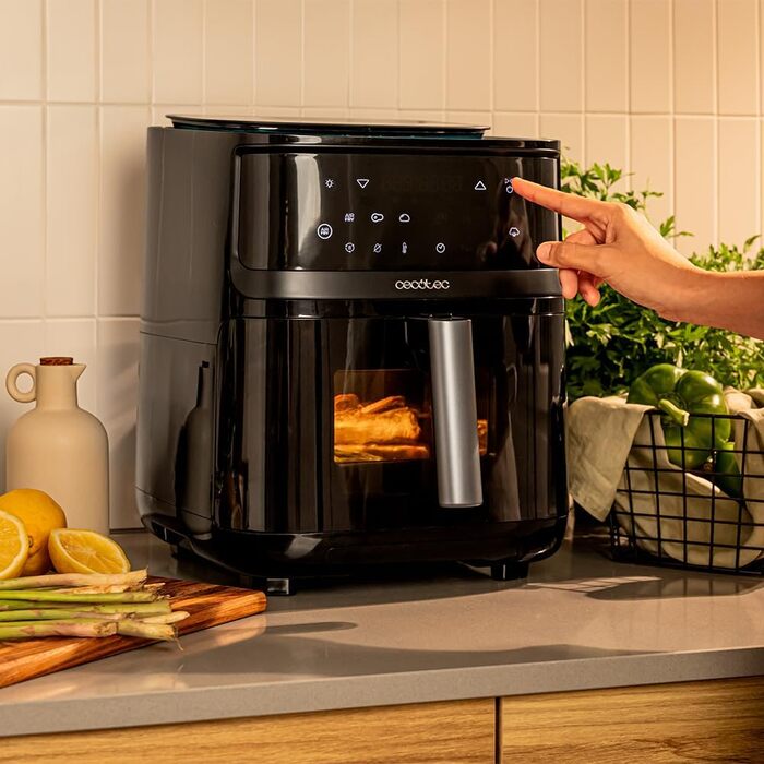 Фритюрниця Cecotec Cecofry Absolute 7600 7.6л, 2000 Вт, Цифрова, PerfectCook, Регулювання температури та часу, Touch-панель, 8 режимів, Захист від перегріву