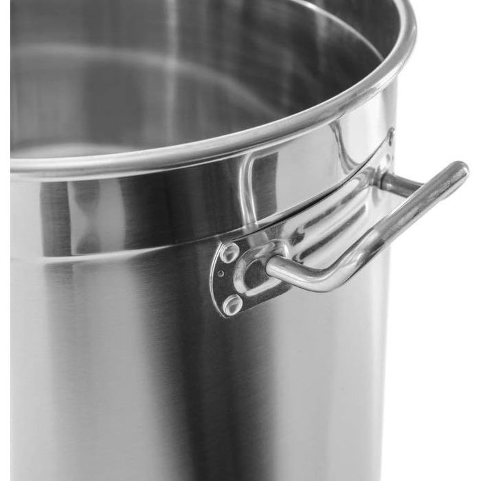 XXL Stainless Steel Cooking Pot available in 5 sizes: 20L, 30L, 45L, 70L, 95L (35x35cm = 30L)