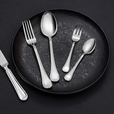 GRÄWE Bayreuth Cutlery Set, 10-piece, 2-person, silver-colored, stainless steel, polished