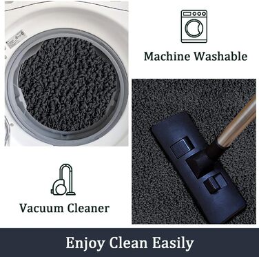 Килимок для ванної кімнати RTBQJ-AT, 120x80 см, мікрофібра, антиковзаючі, для ванної та кухні, сертифікат Öko-Tex 100