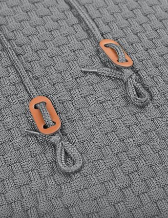 Пуловер чоловічий Tarainya, теплий светр з капюшоном, трикотажний, довгий рукав, колір сірий (C), розмір XL