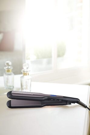 Випрямляч для волосся Remington S5525 Pro-Ceramic з широкими пластинами 45 мм, LCD-дисплей, 150-230°C, для густого волосся