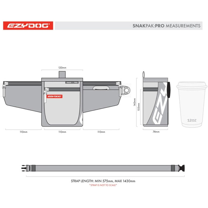 EzyDog SnakPak Pro: сумка для ласощів для собак