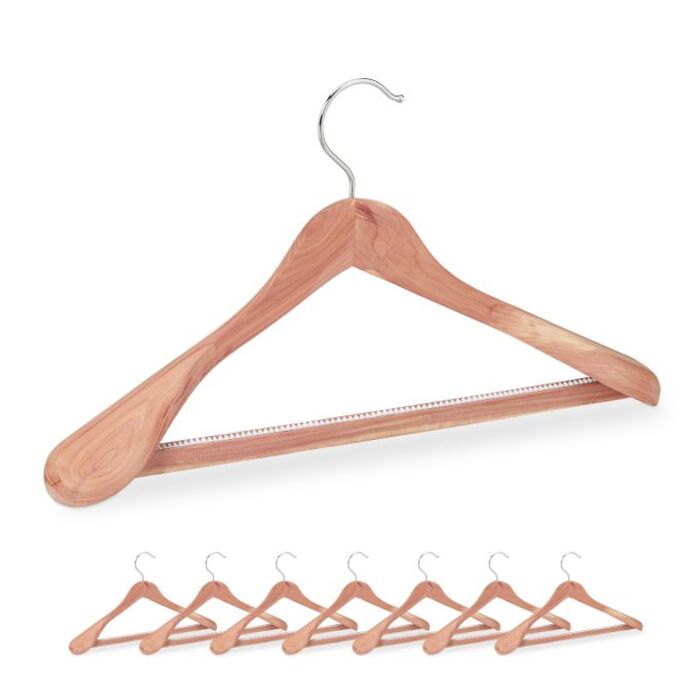 Relaxdays Suit Hangers, 8-Piece Set